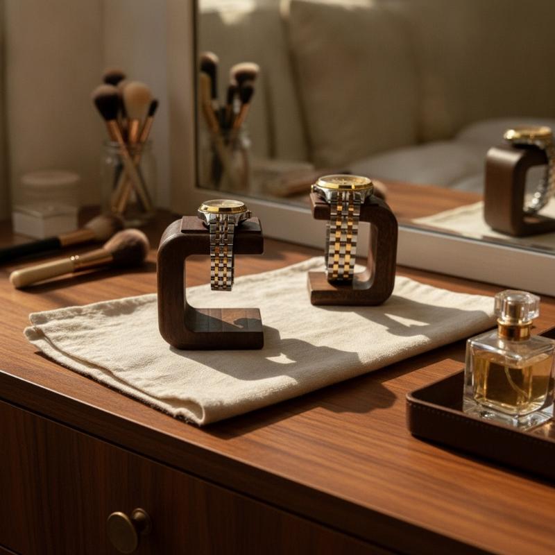 Jewellery Watch - Decorative Solid Wooden Watch Holder Stand