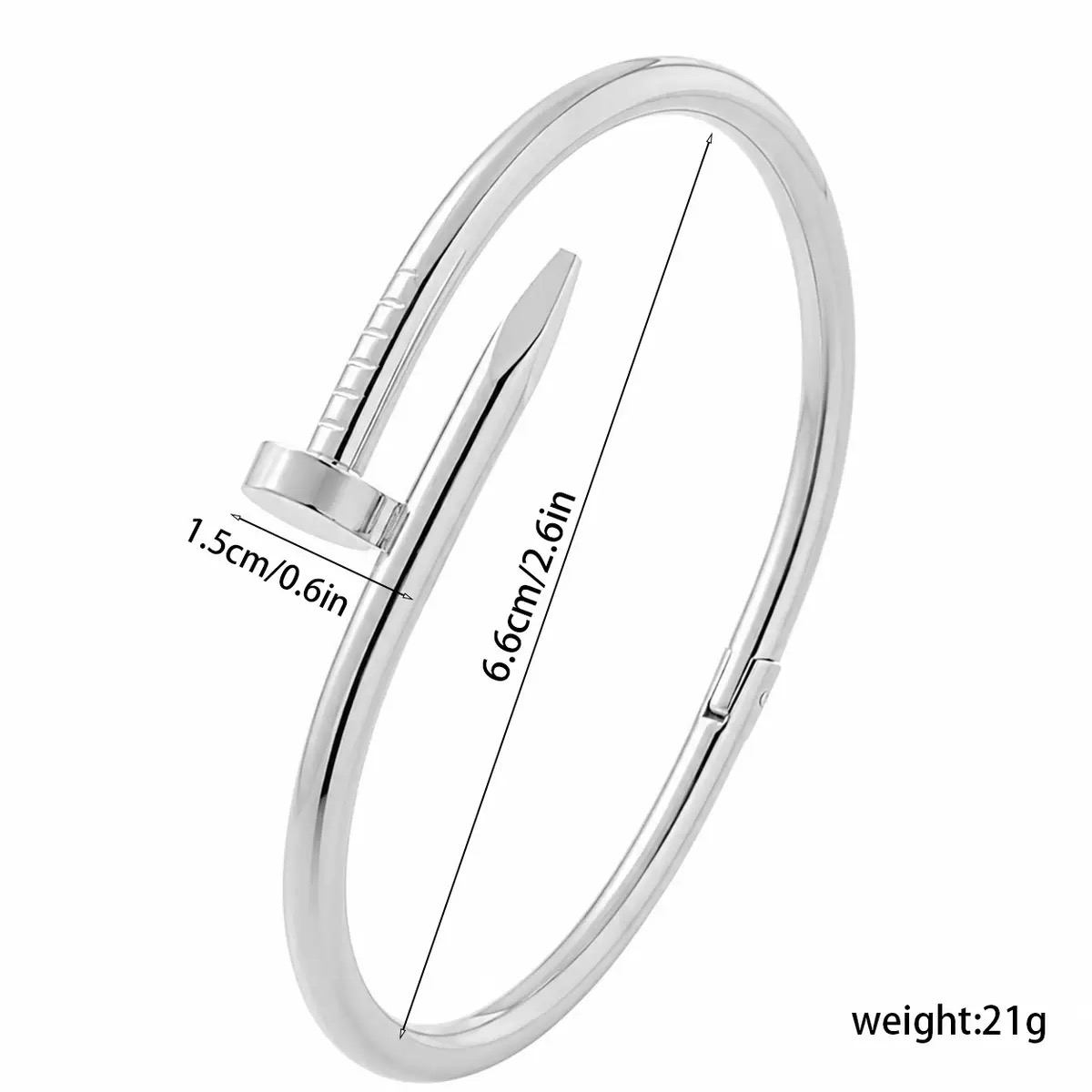 Simple Nail-shaped bead/nail-s - Jewelry Making Watches ulasan dan harga