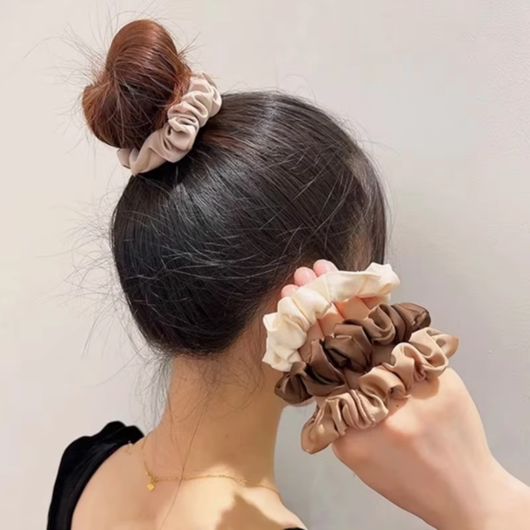 5PCS Satin Hair Scrunchie Exqu - Shop Jewelry & Watches Near Me ulasan dan harga