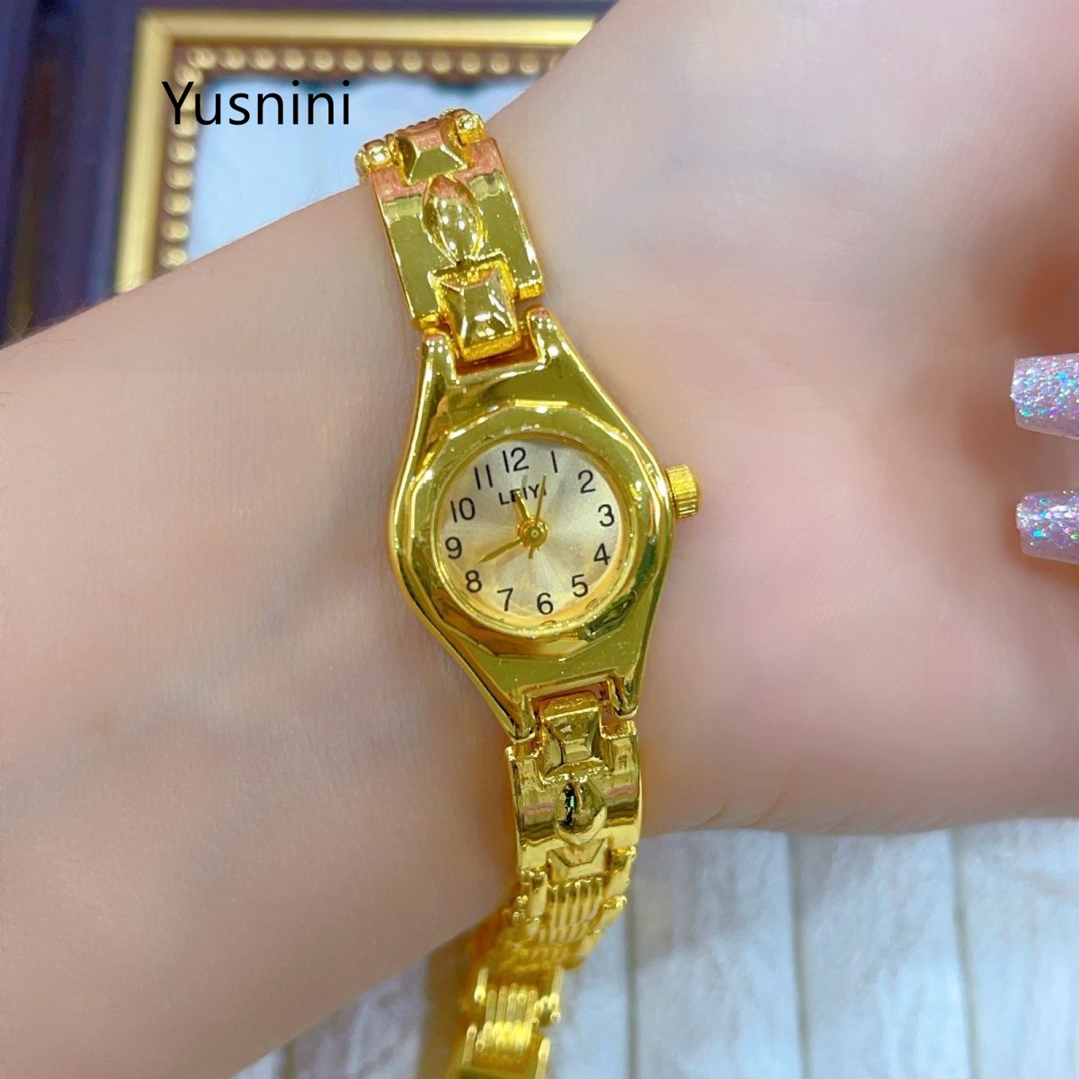New Dubai Fashion High-End 24K - Jewelry Watch ulasan dan harga