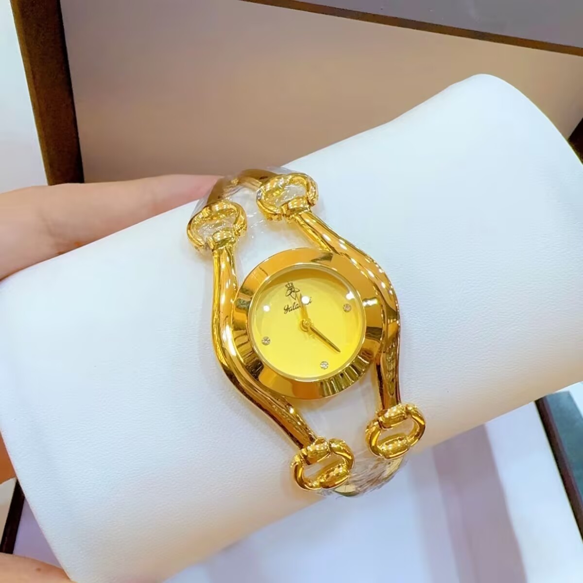New French Dubai 24K Gold Plat - Jewelry With Watches ulasan dan harga