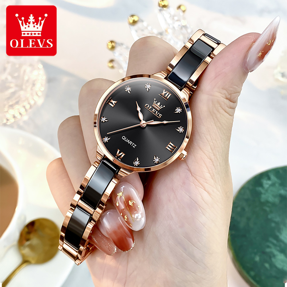 OLEVS 5872 Women Watches Quart - Jewelry Watch ulasan dan harga