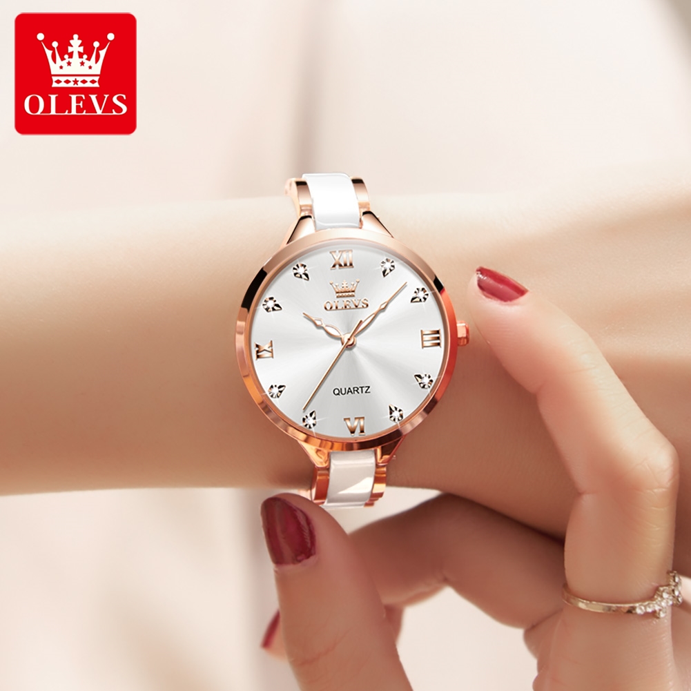 OLEVS 5872 Women Watches Quart - Jewelry Watch ulasan dan harga
