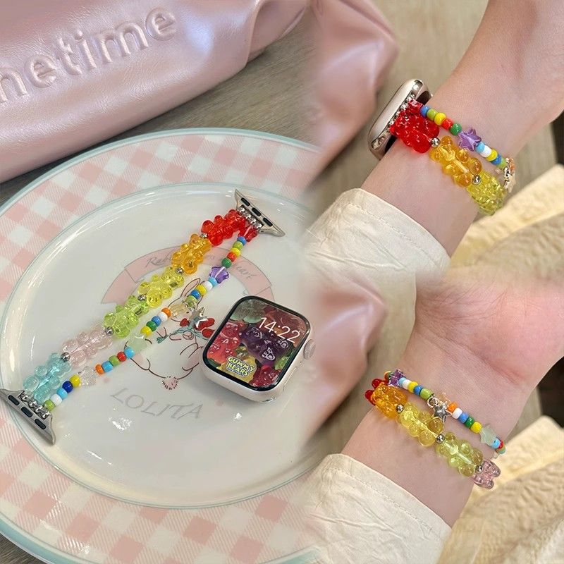 Bear gummy bead compatible wit - Jewelry Making Watches ulasan dan harga