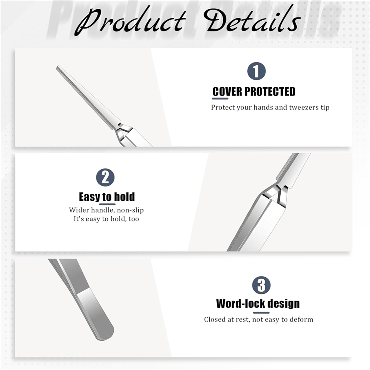 Craft Tweezers, 6 Pieces Locki - Jewelry Making Watches ulasan dan harga