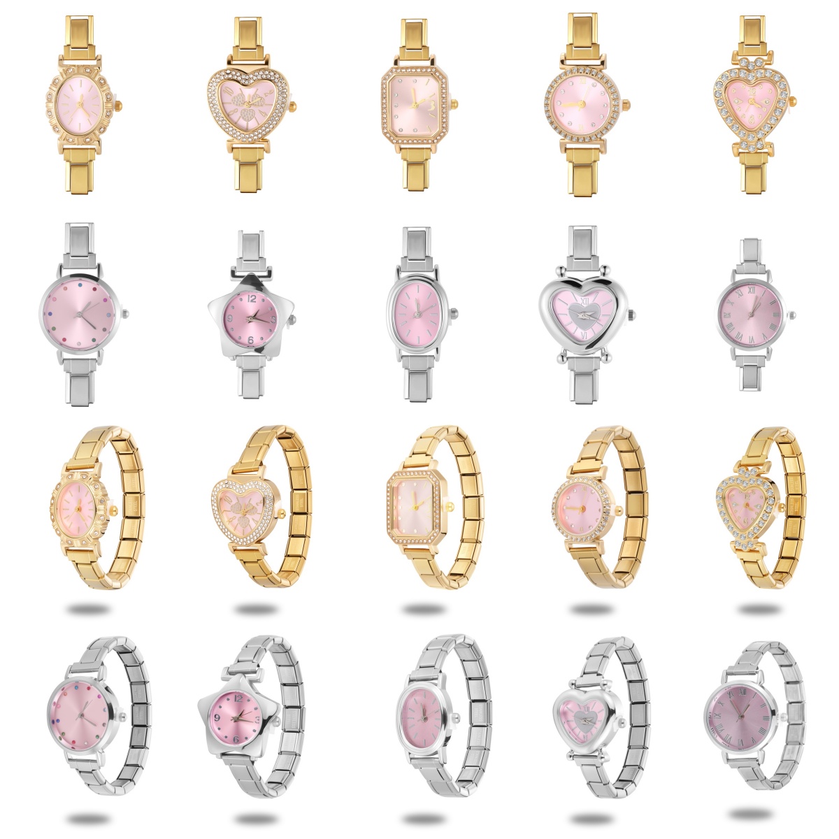 Fashion Stainless Steel Square - Jewelry Making Watches ulasan dan harga