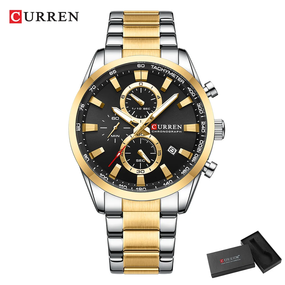 CURREN Casual Quartz Chrono Sp - Jewelry Watch ulasan dan harga