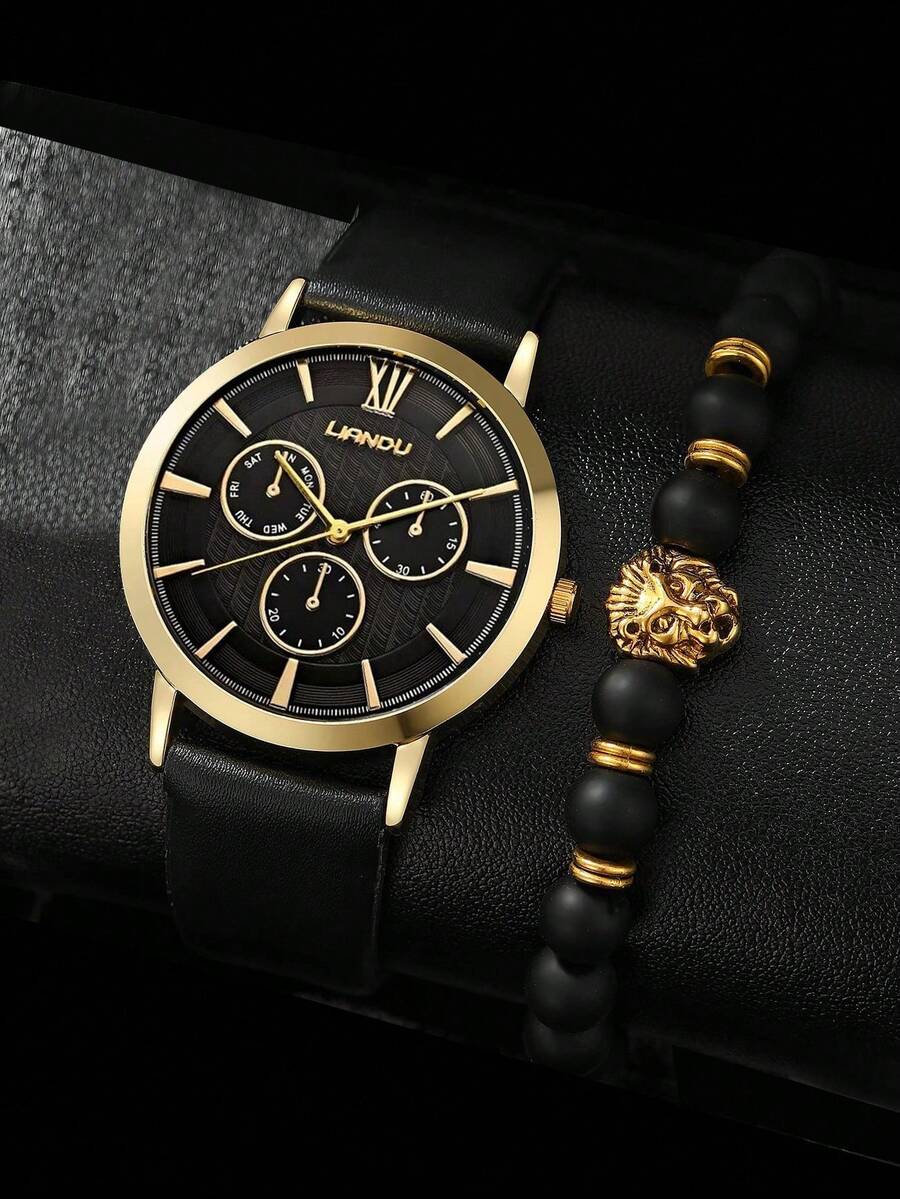 LIANDU LIANDU 1 Set Men's Fash - Jewelry Watch ulasan dan harga