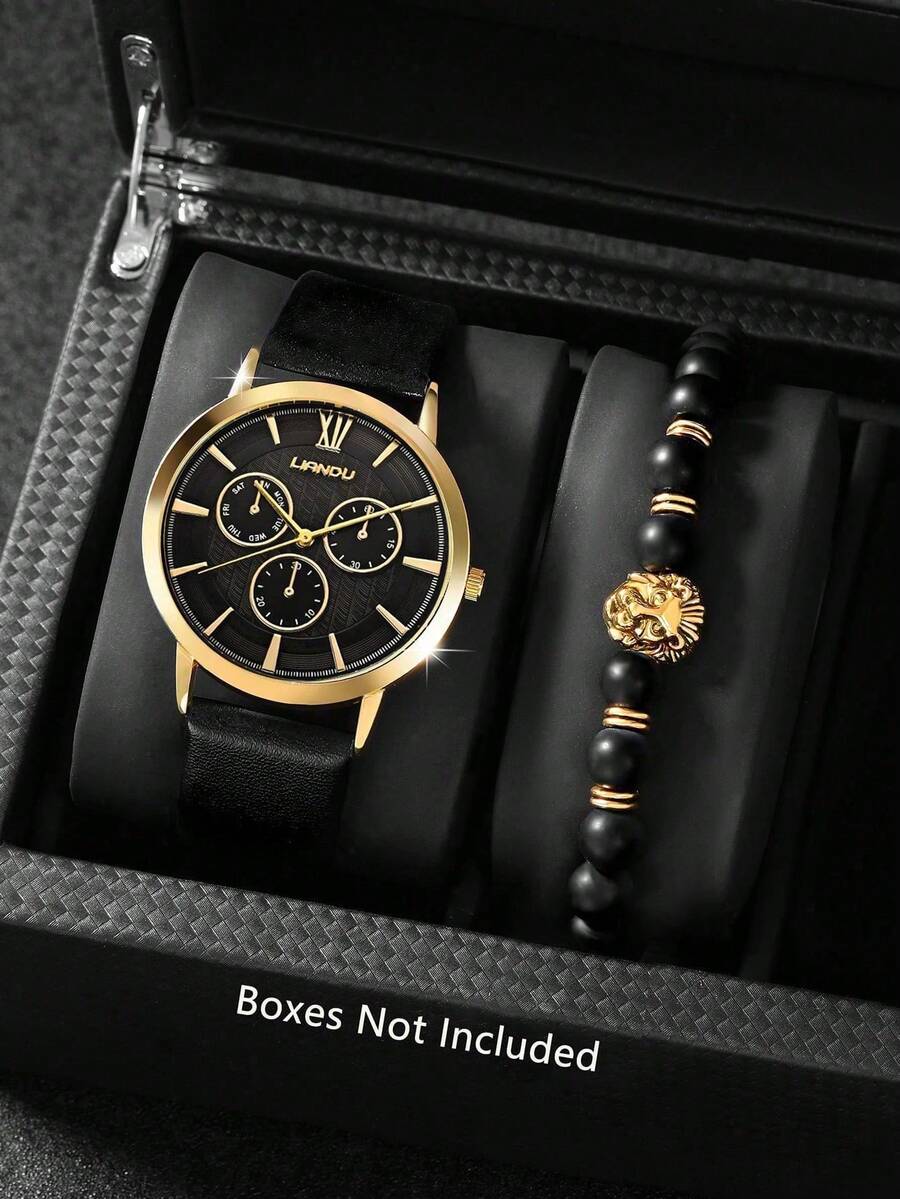 LIANDU LIANDU 1 Set Men's Fash - Jewelry Watch ulasan dan harga