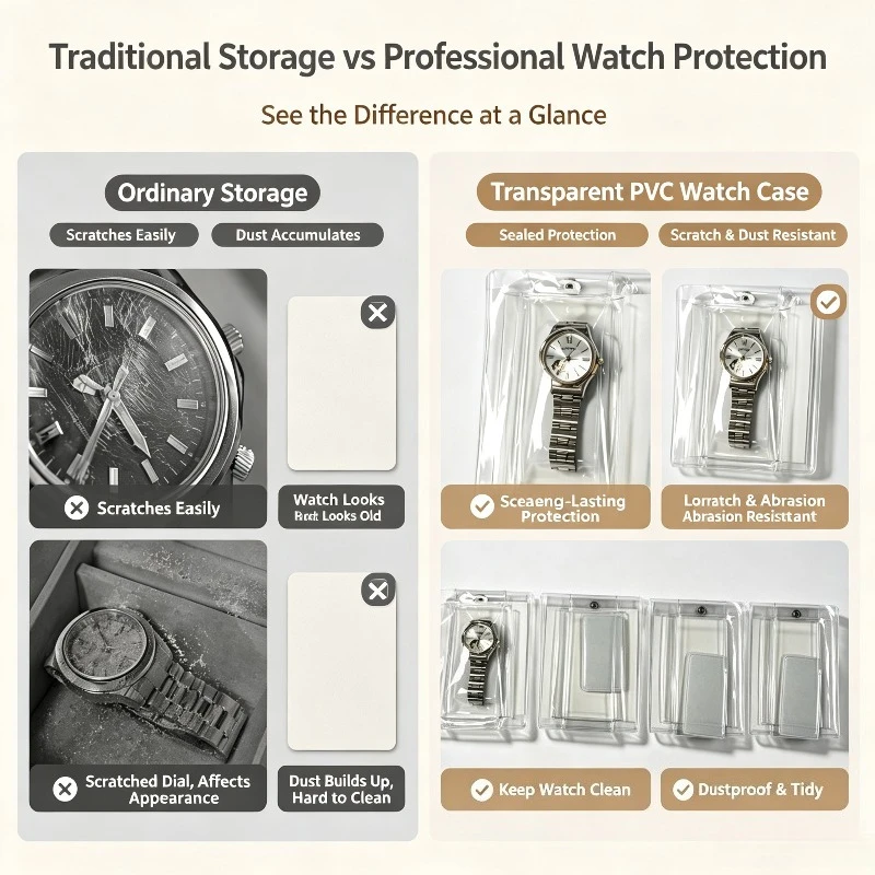 50 or 100Pcs Transparent PVC S - Jewelry Or Watches ulasan dan harga