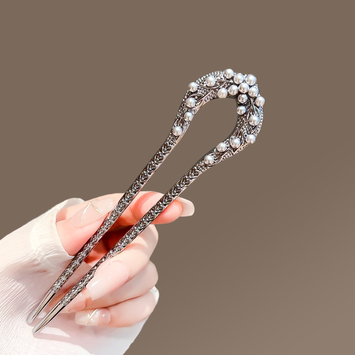 New Pearl U Shaped Hairpin For - Shop Jewelry & Watches Near Me ulasan dan harga