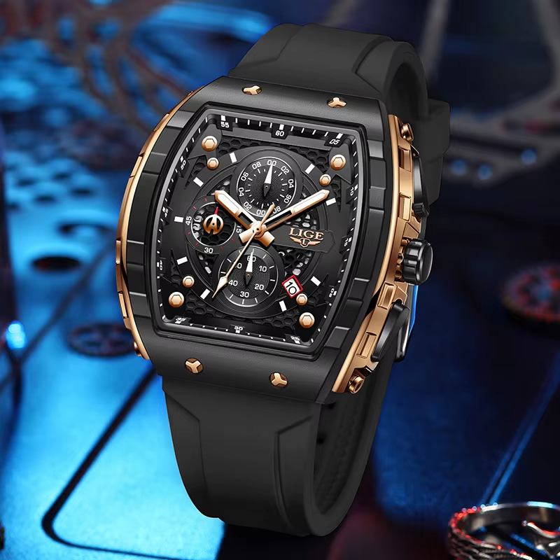 LIGE Top Brand Luxury Men Watc - Jewelry Inspired Watches ulasan dan harga