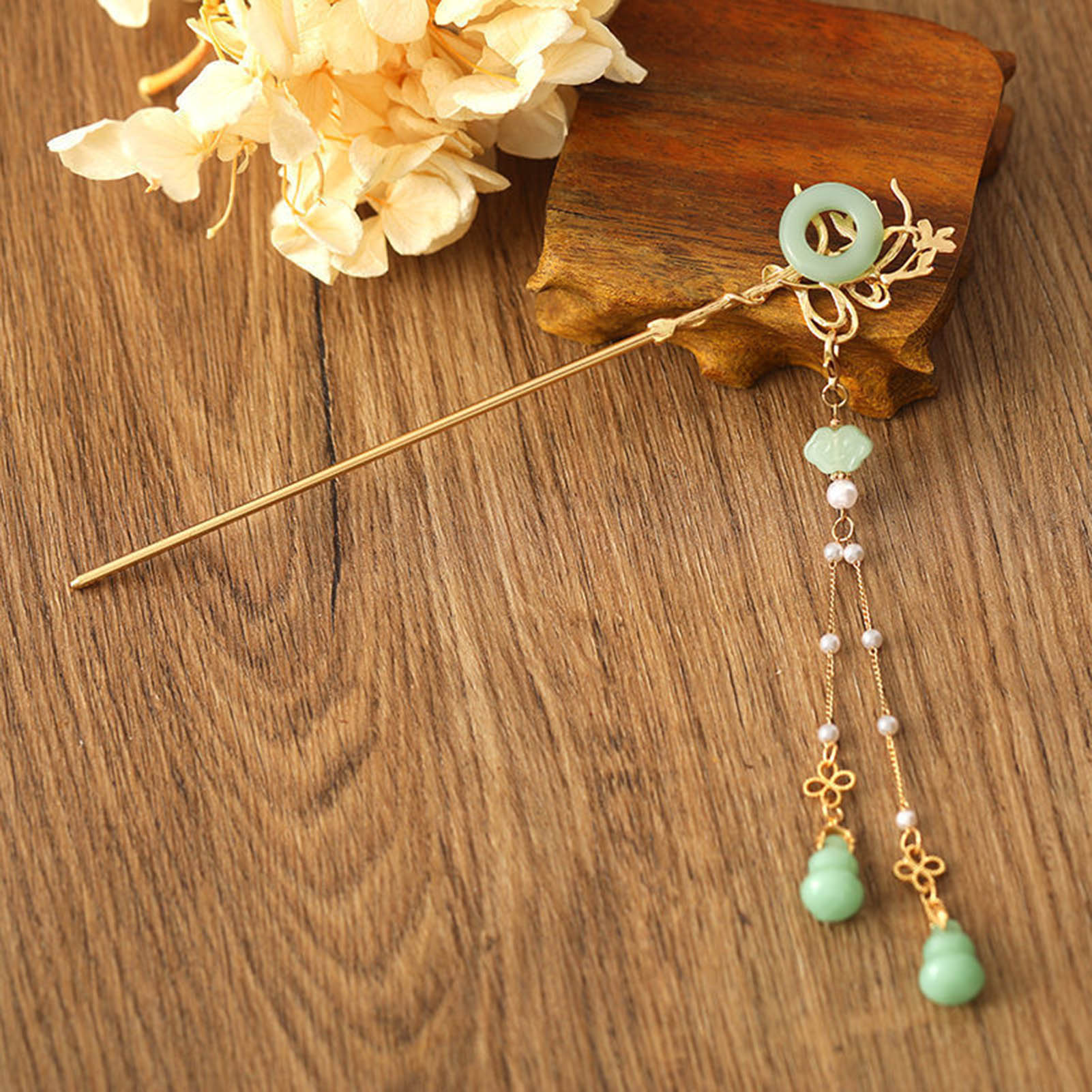 Chinese Style Glass Hairpin Fo - Shop Jewelry & Watches Near Me ulasan dan harga