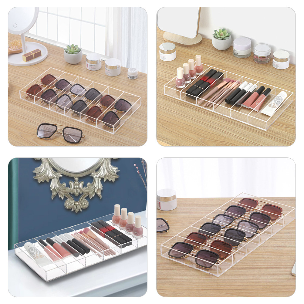 Clear Acrylic Sunglasses Tray  - Jewelry With Watches ulasan dan harga