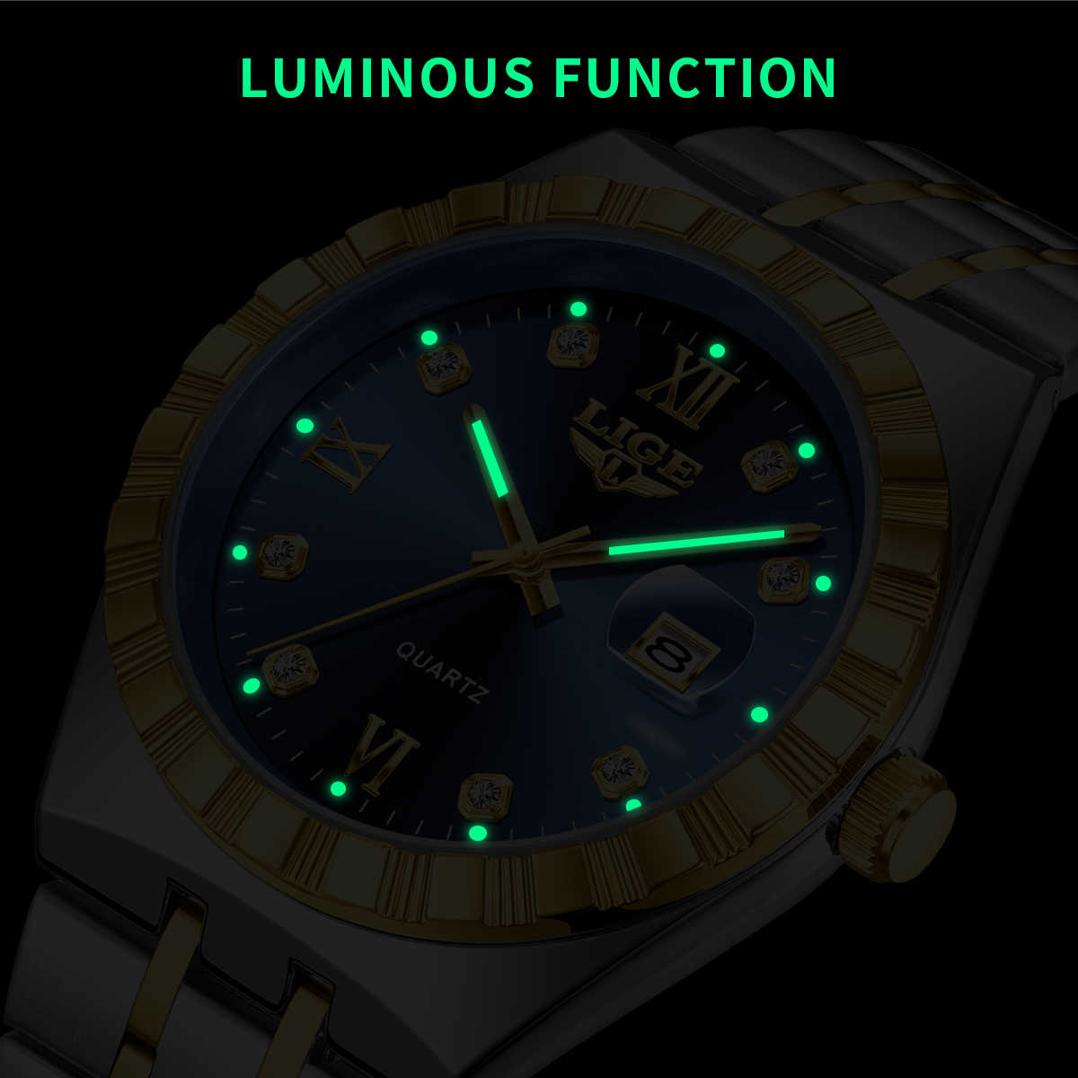 LIGE Business Men Watches Top  - Jewelry Inspired Watches ulasan dan harga