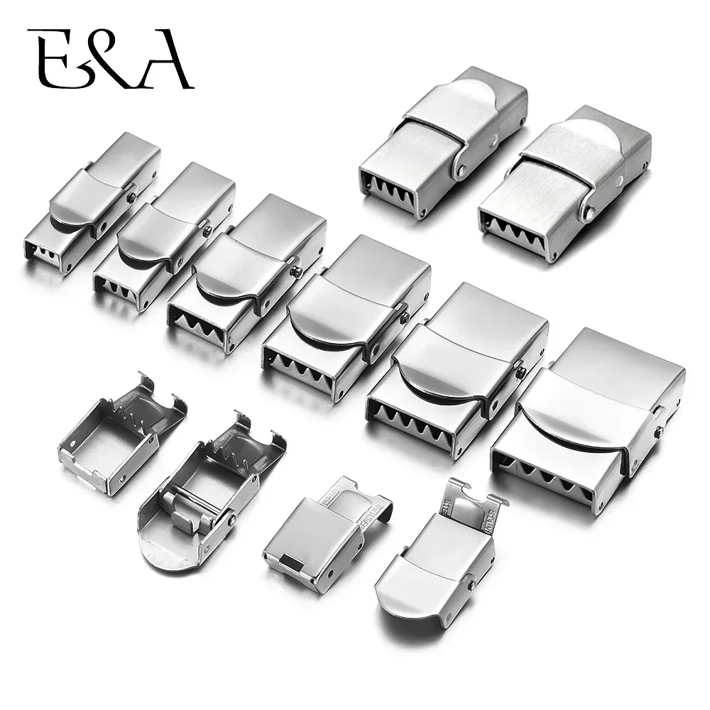 10pcs Stainless Steel Clasp Cr - Jewelry Making Watches ulasan dan harga