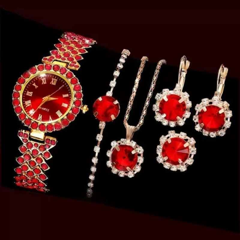 6PCS Elegant Women's Fashion J - Jewelry Watch Making ulasan dan harga