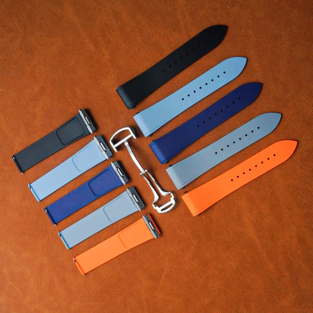FKM Rubber Watch Straps For Ca - Cartier Watch Santos ulasan dan harga