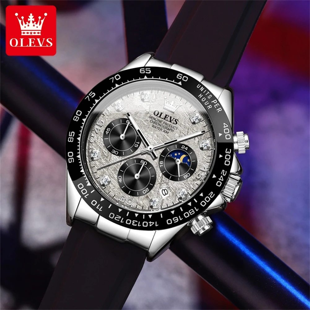 OLEVS 2875 Men's Watches Chron - Jewelry Inspired Watches ulasan dan harga