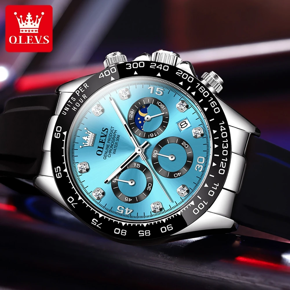OLEVS 2875 Men's Watches Chron - Jewelry Inspired Watches ulasan dan harga